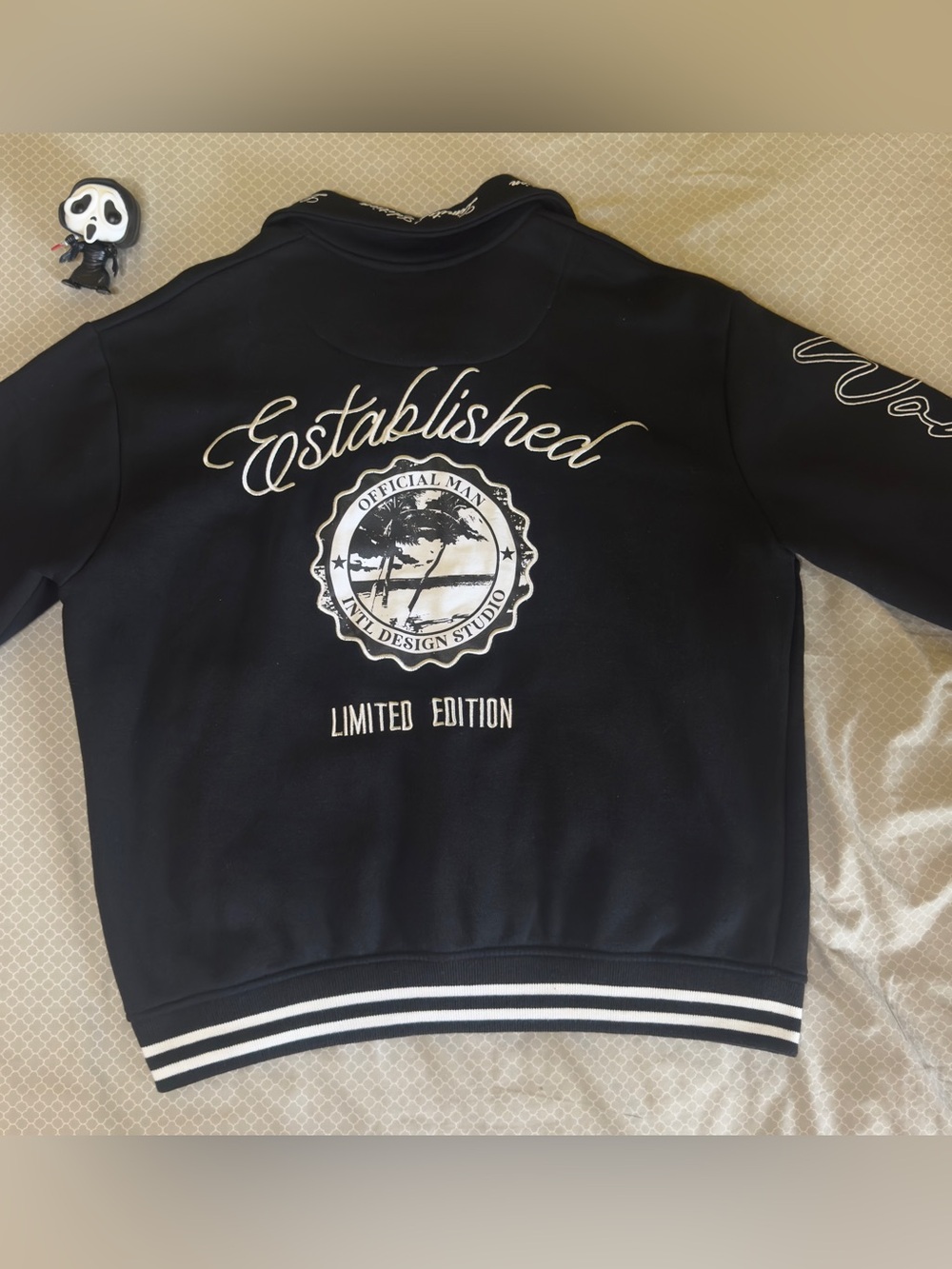 Limited Edition Black Varsity Jacket - Picture 2 of 2